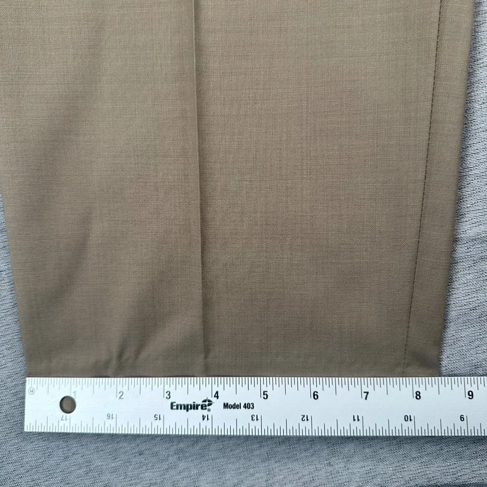 Lauren Ralph Lauren Dress Pants Mens 42x32 Tan UltraFlex Wool Blend Classic Fit